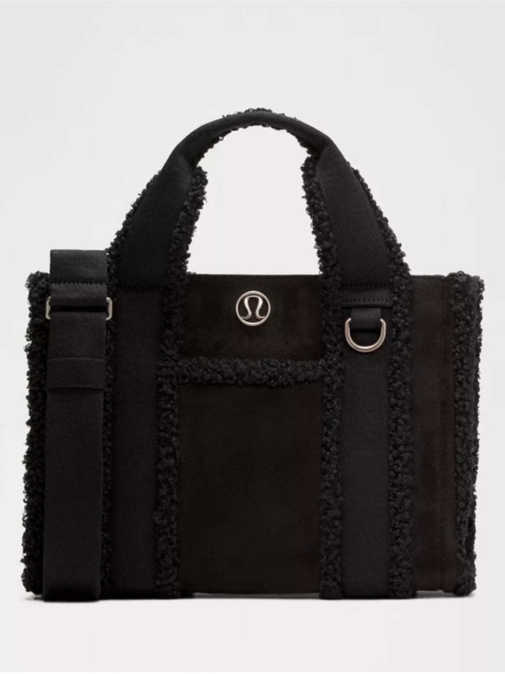 NWT Lululemon 4.5L Boxy Mini Tote Bag
Faux Shearling Sherpa Trims